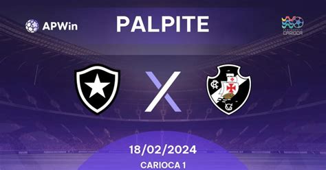 botafogo x vasco palpites